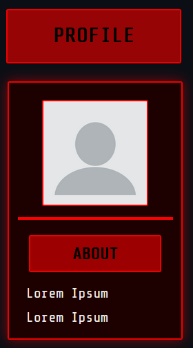 Photo showing outcome of profile section.