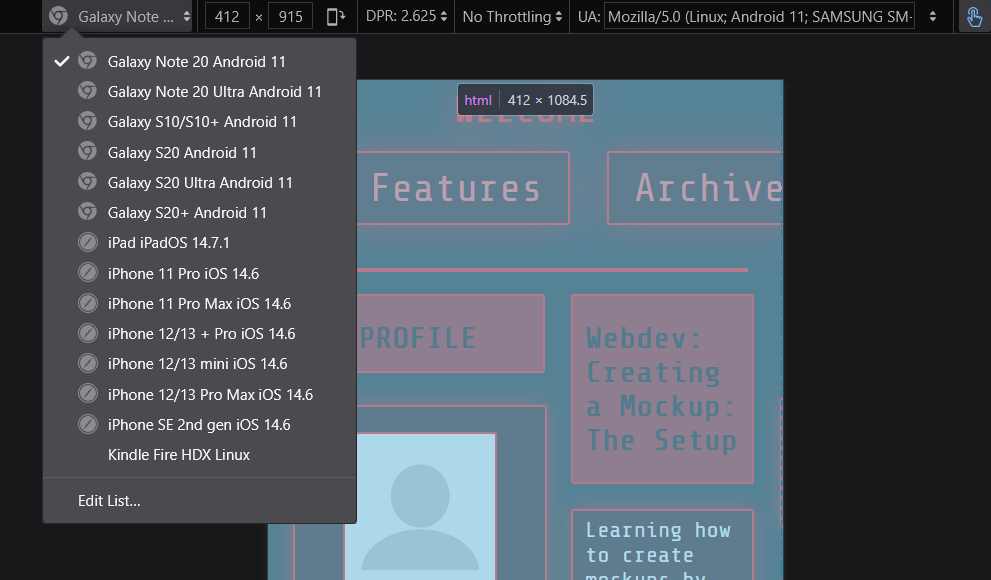 Photo showing overlay bug with responsiveness.